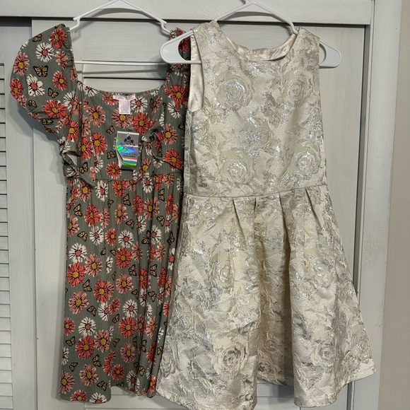 Bundle 2 dresses kids girls NWT Emma & Elsa children’s place SIZE 14 - Picture 1 of 2